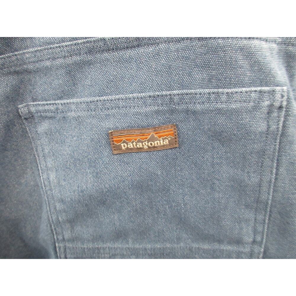 Patagonia Iron Forge Hemp Canvas Carpenter Pants Men’s 38x31 Blue - Picture 10 of 16